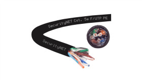 Kabel Zewnętrzny Żelowany Ftpw Kat.5E F/Utp 4X2x0,5 Secnet /500M/