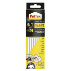 Pattex PMHHS Hot Melt Glue Sticks 11.3mm x 202mm Transparent 200g