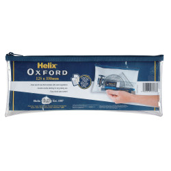 Helix 930810 CLEAR PENCIL CASE LARGE