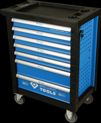 BT152900 Workshop trolley with 7 drawers, empty