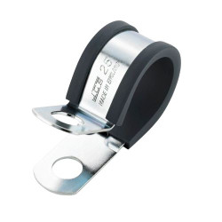 Zacisk typu P Ø zew. 16mm materiał: Stal miękka ocynkowana szerokość 20mm kolor Czarny