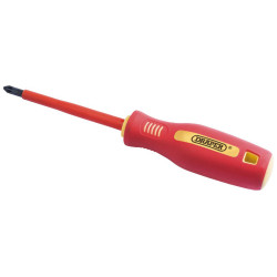 Draper 46532 No: 2x100mm Fully Insulated Soft Grip Cross Slot Screwdriver -Loose