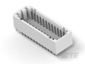Listwa stykowa PCB 24-pinowe AMP CT raster: 2 mm Pionowy 2-rzędowe TE Connectivity Płyta125 V W osłonie
