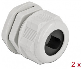 60390 Cable Gland PG29 for flat cable gy 2 pcs