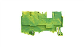 Złączka Szynowa 2,5Mm2 1P 3-Przewodowa Zacisk Push-In Żółto-Zielona Pe 3954