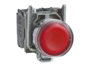 Harmony XB4 Przycisk płaski czerwony LED 230/240V XB4BW34M5 SCHNEIDER ELECTRIC