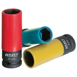 Hazet 903SPC/3 1/2&quot; Square Drive Impact Socket (6-Point) 3pc