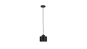 Lampa Wisząca Nowoczesna 1Xe27 Simply Black