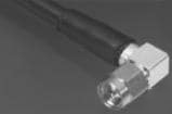 SMA plug 50 Ω, RG-142, RG-142A, RG-142B, RG-223, RG-400, RG-55, crimp connection, angled, 1052176-1