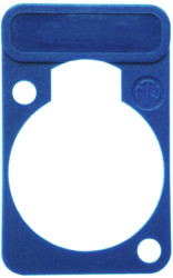 Marking plate, blue for XLR panel socket, DSS-BLUE