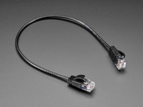 Adafruit Skinny Ethernet LAN UTP CAT6 Cable - 3mm diameter - 30cm long