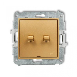 MINI Łącznik podwójny schodowy w stylu amerykańskim złoty 29MWPUS-33