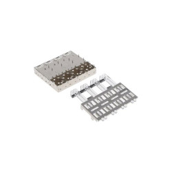 Amphenol U77-C4110-2011 I/O Connector 1X4 SFP Cage Nickel Plated Unshrouded