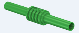 Złączka bananowa, rodzaj: Żeński, 32A, Zielony, 1000V