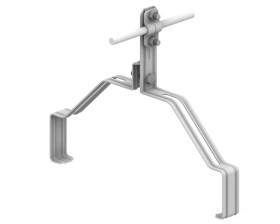 Uchwyt gąsiorowy CREATON, stal nierdzewna