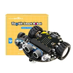 Yahboom Mikrobit Inteligentny Samochód Robotowy z Pilotem wideo z modułem WiFi dla dzieci, Programowanie edukacyjne, Naucz się r