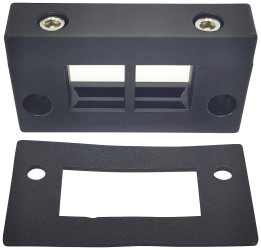 TRU COMPONENTS TC-10329188 Listwa przepustów kablowych DVK-W2, (D x S x W) 72.8 x 39.5 x 17 mm, poliamid, 1 szt.