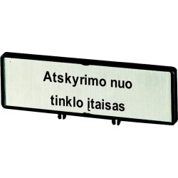 Additional front plate , (LT)