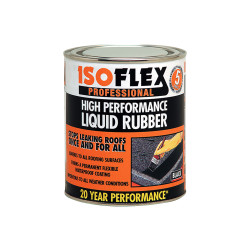 Ronseal 34894 Isoflex Liquid Rubber Black 2.1 litre