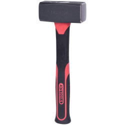 KS Tools 142.5126 Club Hammer, Fiberglas Handle, 1250g