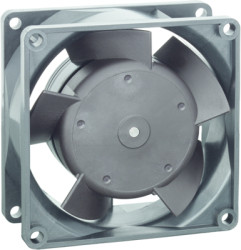 DC axial fan, 48 V, 80 x 80 x 32 mm, 54 m³/h, 36 dB, ball bearing, ebm-papst 8318
