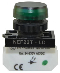 Lampka NEF22 zielona W0-LD-NEF22TLD Z