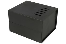 Obudowa; uniwersalna; Z3AW; polistyren; 110mm; 90mm; 68mm; czarny; otwory wentylacyjne; z panelami bocznymi; Kradex; RoHS
