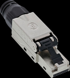 76204C RJ45 plug Cat.8.1 2000MHz, field-installable, shielded, with scr