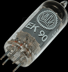 EK90 Electron tube, heptode, miniature, 7-pin, 6.3 V