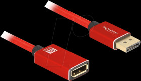 81081 DisplayPort extension cable 8K 60 Hz, without snap-in function,