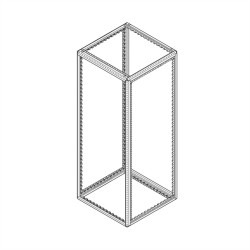 nVent SCHROFF 20130084 Rama szafki 800 x 2200 x 1000 czarno-szary 1 szt.