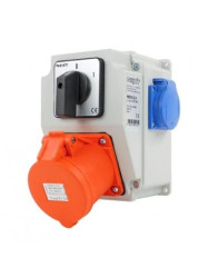 Zestaw siłowy NBOX-Z.8 1x32A 5P 2x230V wyłącznik krzywkowy 0-1 3797108