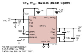 30A DC/DC Step-Down μModule Regulator