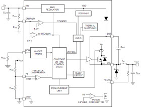 6-V to 100-V input, 3.5-A non-synchronous buck DC/DC converter with ultra-low quiescent current (IQ)