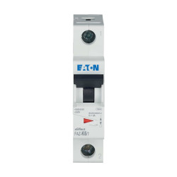 Wyłącznik miniaturowy xEffect, Typ K, 1-biegunowy, 6A, 230V ac, 48 V dc, Eaton, FAZ 10 kA