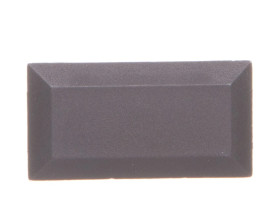 Zaślepka portu LC duplex do panelu krosowego, 100 szt., czarny AL-BP-LCD