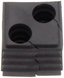CONTA-CLIP KDS-DE 2X8 BK Element uszczelniający termoplastyczny elastomer czarny 10 szt.