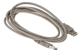 Kabel USB, dł. 2m, kolor: Szary