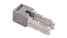 Mostek Poprzeczny 2-Torowy 10Mm2 Szary 284-402 /25Szt./