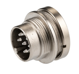 Złącze wielostykowe przemysłowe 8-pinowe M16, panelowe Wtyczka binder