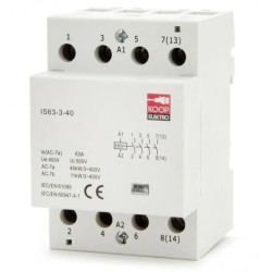 Stycznik modułowy 63-40 63A 4NO 230V 3P 3-FAZ IS63-3-40