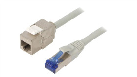 Cc5102s Przedłużacz Rj45 S/Ftp 6A Linka Cu Lszh Szary 15M 26Awg