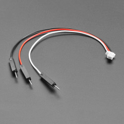 JST SH Compatible 1mm Pitch 3 Pin to Premium Male Headers Cable - 100mm long