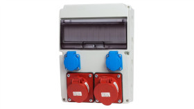 Rozdzielnica Rozdzielnia Skrzynka Budowlana Elektryczna 32A 16A 5P 230V Rsw112