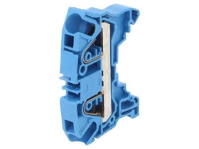 Zacisk rozgałęźny szynowy SNK 0,5÷6mm2 drogi 1 zaciski 2 niebieski 1SNK708020R0000 (ZK6-BL)