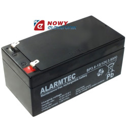 Akumulator 12V-3,6Ah ALARMTEC /TC żelowy BP 3,6-12