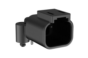 Złącze samochodowe 2-pinowe Amphenol Industrial -rzędowe Męski 13A AT BoardLock Płytka drukowana Złącze samochodowe