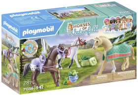 Playmobil® Horses of Waterfall 3 konie: Morgan, Quarter Horse i Shagya Arabian 71356