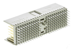 Złącze typu Backplane Z-PACK HM Series 2mm Pitch 154-pinowe 7-rzędowe Męski, Wtłaczane Terminal Przewlekany TE