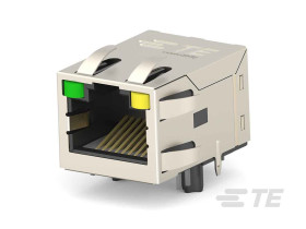 Złącze RJ45 Żeński Złącze RJ45 Przewlekany Cat5 TE Connectivity, 90° 8-żyłowe